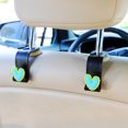 thumbnail image 5 of MaPctSy Cute Heart Design Universal Automotive Organizer Car Seat Headrest Hooks, 2pcs, 5 of 5