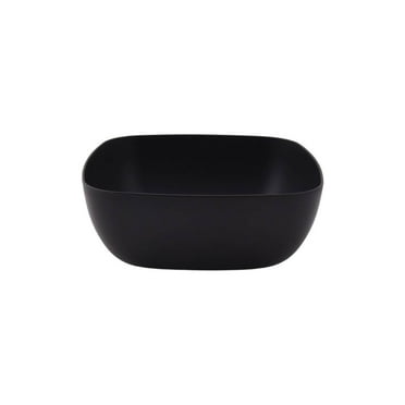 Bowl Mainstays Cuadrado de Plástico 17 cm Negro