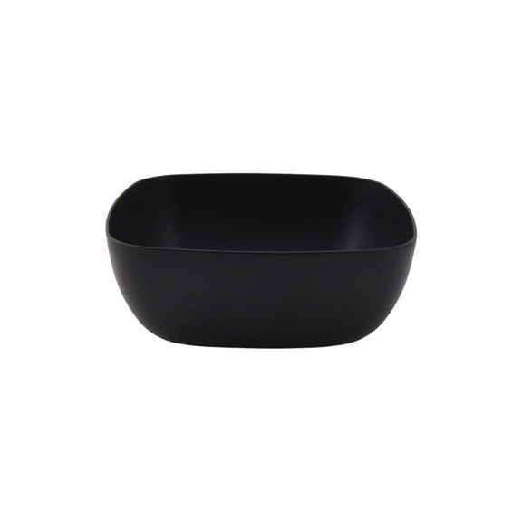 Bowl Mainstays Cuadrado de Plástico 17 cm Negro
