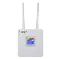 thumbnail image 3 of Enrutador WiFi 4G Bling Bling 300M CAT4 32 Ranura SIM estándar Batería incorporada Enrutador LTE inalámbrico para monitor de escritorio Enchufe estadounidense 100‑240 V, 3 of 12