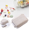thumbnail image 1 of Oleegame 1PC Produce Storage Weekly Case Organizer 7 Day 8 Compartments Portable Travel Box For Pocket Purse Vitamin Holder Container Beige, 1 of 5
