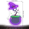thumbnail image 3 of Halloween Ghost Zone Neon Sign, Spooky Haunted Mansion Decor LED Neon Signs, Ghost Neon Light Up Sign for Haunted House Man Cave Bar Party Christmas Decor, 3 of 8