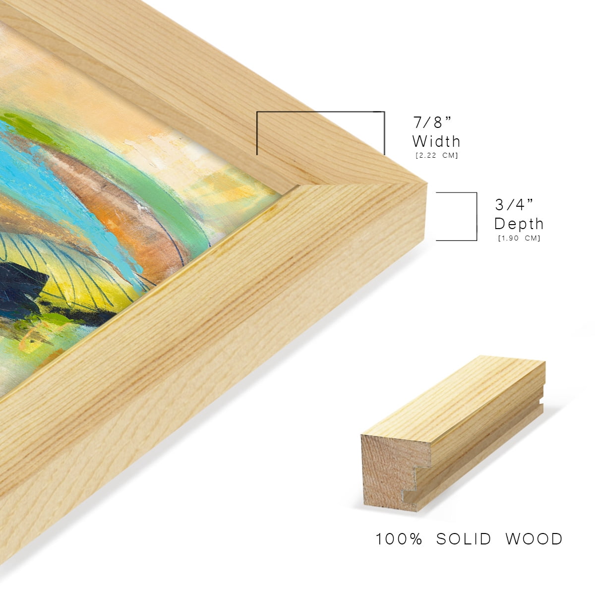It All Adds Up - Framed Print w/glass - Natural Wood