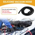 thumbnail image 2 of 1pc Manguera de vacío de silicona de 130PSI máxima presión para Chevrolet, Buick y Lincoln, línea de vacío automotriz de silicona negra, 10FT, 5/8" 16mm ID, 2mm ID, 2mm de grosor, 2 of 8