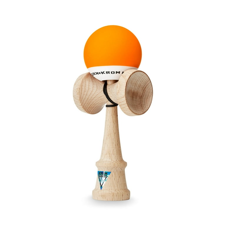 スポーツトイ・アクショントイ KODAMAN KENDAMA-V2 / ORANGE / MAPLE KROM Kendama POP Orange – Smooth Texture and Flawless Balance