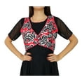 thumbnail image 3 of Bimba Black Flaired Dress Long Georgette Kurti Party Wear Indian Ethnic Kurta, 3 of 7