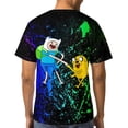 thumbnail image 6 of Adventure Time Unisex Short Sleeve T Shirt Daily Novelty 3D Printed T-Shirts Soft Comfortable Tee Shirt Top For Men And Women, 6 of 7