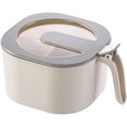thumbnail image 1 of Frascos para Especias, Recipiente de Especias con Tapas Caja Organizador de Condimentos 4 Compartimentos Botes con Asa y 4 Cucharas Tarros de Cocina para Hogar Azúcar Sal y Pimienta (Blanco), 1 of 4