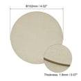 thumbnail image 2 of Uxcell 102mm(4.02") Round Coasters PU Cup Mat Pad for Tableware Gold Tone 2 Pack, 2 of 5