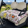 thumbnail image 3 of Yuyamidu Golf Theme Golf Cart Seat Covers with Pockets Pink Purple Flowers Golf Cart Seat Towel Blanket for 2 Passenger Seats Golf Cart Seats Cushion for Club Car Gift for Golfer, 3 of 8