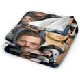 thumbnail image 2 of Blanket Sebastians Actors Stan Throw Flannel Blankets Warm Soft Cozy Fuzzy Air Conditioning Blanket for Living Room Sofa Bed Gift Blankets for All Seasons 30"x40", 2 of 6