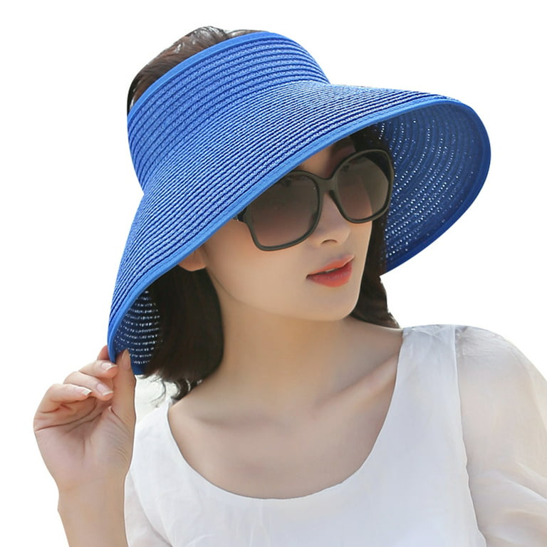 Summer Sun Hats Straw Bucket Hat Women Bowknot Summer Visor Cap