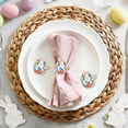 thumbnail image 5 of Easter Bunny Decor Colorful Metal Napkin Rings, Cute Decorative Buckles for European American Restaurants, Perfect Easter Baking Decor Festive Table Setting for Easter Dinner, 1.1*1.5in, C, 5 of 6