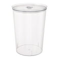 thumbnail image 3 of Kezqiaxn Plastic Containers with Lids for Food Clearance Sealed Round Bucket with Lid Grocery Snacks Transparent Food Bucket Large Capacity Thicken Household Flour Rices Storage Bucket Transparent, 3 of 3