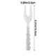 thumbnail image 3 of Yhmxh Utensilios de cocina Cuchara tenedor de cristal transparente para mesa de comedor o cocina, vajilla de cristal, cuchara, tenedor, cuchara. Muebles para cocina Accesorios de cocina, 3 of 6