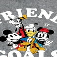 thumbnail image 3 of Mickey & Friends - Mickey And Friends Friend Goals - Toddler And Youth Long Sleeve Graphic T-Shirt, 3 of 5