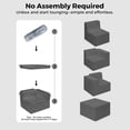 thumbnail image 3 of Advwin 100" Corduroy Modular Sectional Sofa, L-Shaped Oversized Upholstered Boneless Cloud Couch with Deep Seat & Throw Pillows for Living Room, No Assembly, Gray, 3 of 12