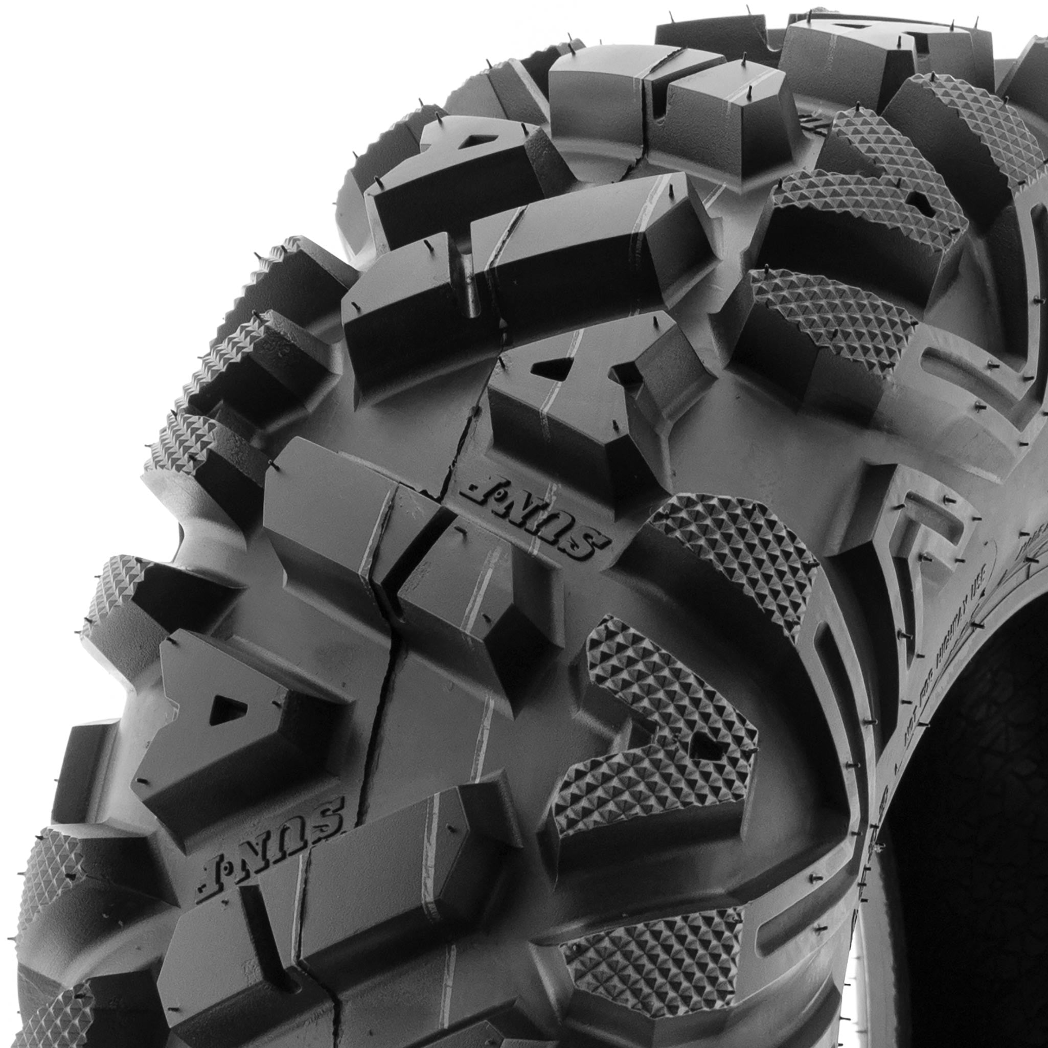 25x8-12 /& 25x10-12 ATV UTV All Terrain AT 6 Ply Tires A033 by SunF Set of 4
