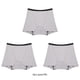 thumbnail image 2 of Qarigey 3 piezas de ropa interior de mujer de 4 capas, ropa interior de algodón a prueba de fugas de viaje portátil, bragas transpirables Prendas para la parte inferior del cuerpo Gris 4XL, 2 of 6