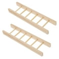thumbnail image 2 of 2pcs Dollhouse Mini Ladder Wooden Mini Ladder Craft Landscape Model Decoration, 2 of 8