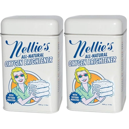 Nellie's - All-Natural Oxygen Brightener - Pack of (2) 2lb Tins (4lb total)