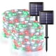 thumbnail image 1 of Luces solares navideñas JMEXSUSS 100 LED de 33 pies, paquete de 2, 1 of 8