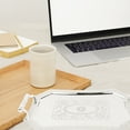 thumbnail image 3 of Silver Serving Tray with Handles Coffee Table Tray Fruit Serving Dish Snack Serving Platter, 3 of 9