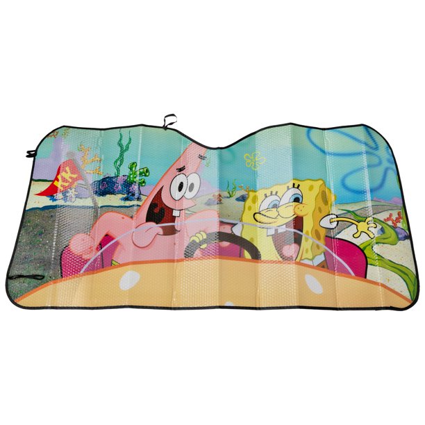 Spongebob windshield shop sun shade