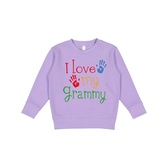 Inktastic I Love My Grammy Toddler Sweatshirt