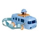 thumbnail image 5 of Botella de agua para niños con diseño de autobús de dibujos animados, para beber, portátil y bonita Azul, 5 of 9