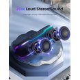 thumbnail image 2 of Portable Bluetooth Speaker, IPX7 Waterproof Wireless Speaker with Colorful Flashing Lights, 25W Super Bass with 24H Playtime, 100ft Bluetooth Range, TWS Pairing for Outdoor, Home, Party, Beach, Travel, 2 of 5