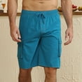 thumbnail image 4 of Mowujeit Men's Quick Dry Swim Trunks with Mesh Lining Peacock Blue S-4XL, 4 of 9
