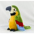 thumbnail image 3 of Perroquet Parlant Électrique Jouet en Peluche Oiseau Vert, 3 of 4