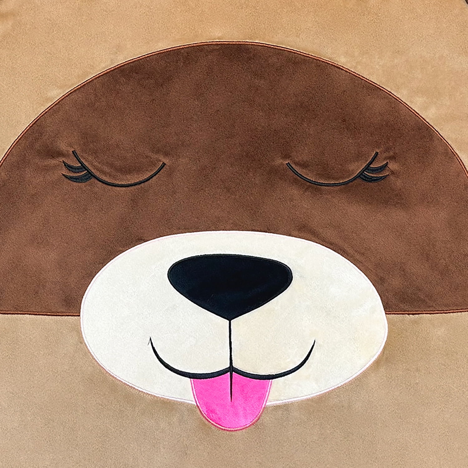 Pet Bed In A Box Slipcover: Able The Tan Dog - XLarge - 42x28" Character Bed Case, Stuff & Fill With Your Scent-Pillows-Clothes, Happy Nappers