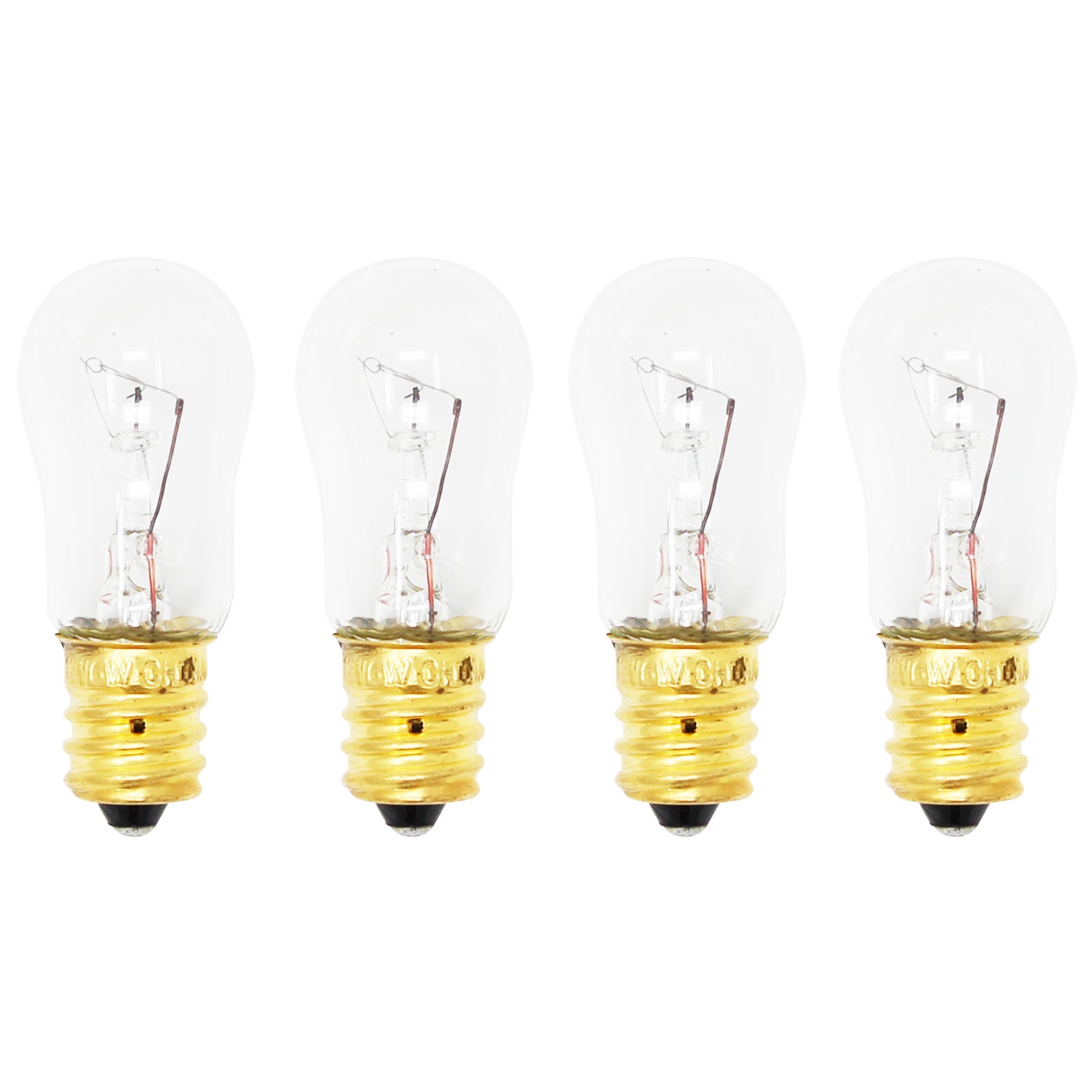 4Pack Replacement Light Bulb for Part Number AP3884244 Refrigerator