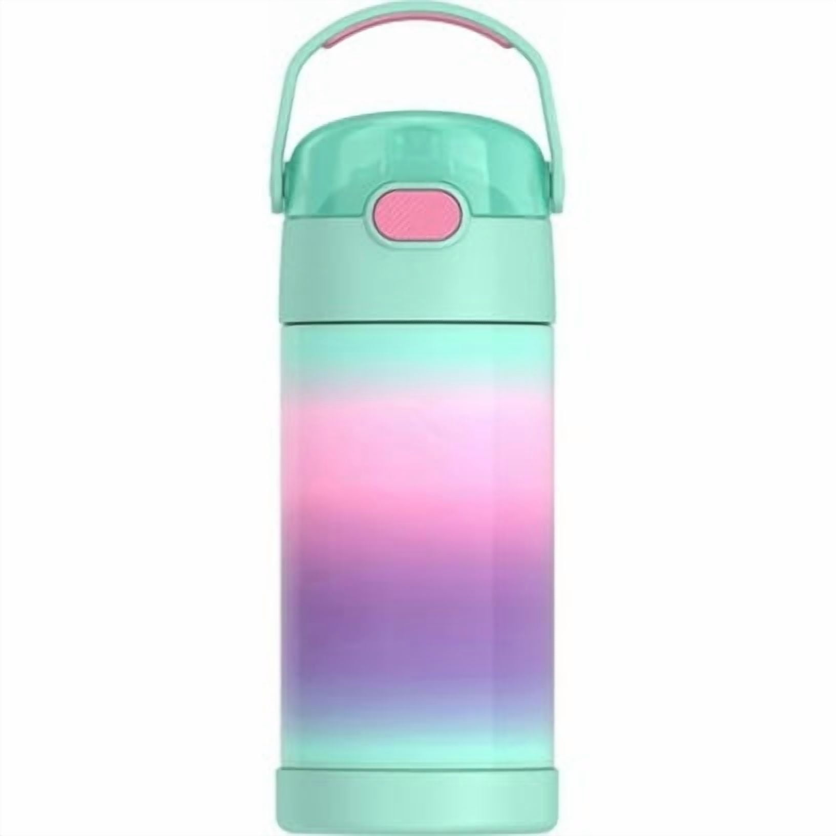 Thermos Kids Vacuum Insulated Funtainer Water Bottle with Flip Up Straw, 355ml, Ombre, 12 Oz/354 ml, BPA free