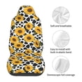 thumbnail image 5 of Sigee Cow Print Sunflower for Universal Car Seat Covers, Premium Car Seat Protector Set for Cars, SUVs, Trucks, 5 of 7