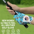 thumbnail image 4 of FINGER TEN Golf Gloves Women Right Handed Golfer Left Hand with Ball Marker USA Flag Ladies Breathable Soft All Weather Grip Printed Pattern Size XS S M L XL, 4 of 7