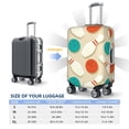thumbnail image 4 of Yiaed Vintage Bowling Print Travel Luggage Cover Suitcase Protector Fits 18-32 Inch Luggage Wheel Covers Patterned Elastic Luggage Anti-scratch（No luggage）（No luggage）-, 4 of 5