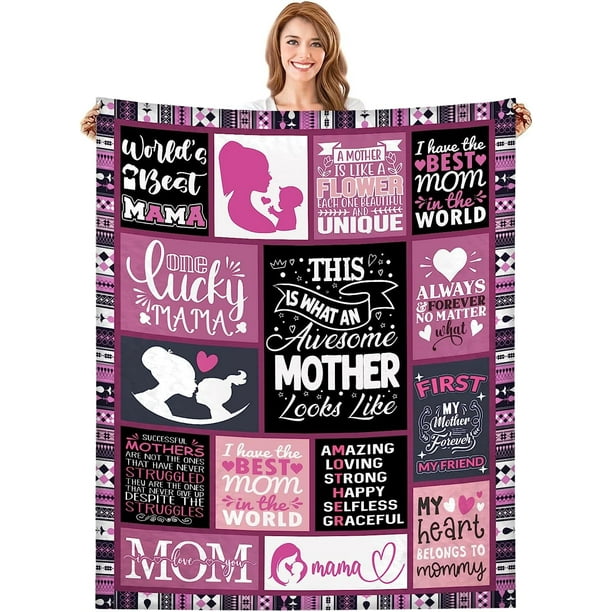 LHSHID Grandma Gift from Granddaughte Blanket Flannel Soft and Comfortable Anti static Bed Sofa Blanket 60x80in