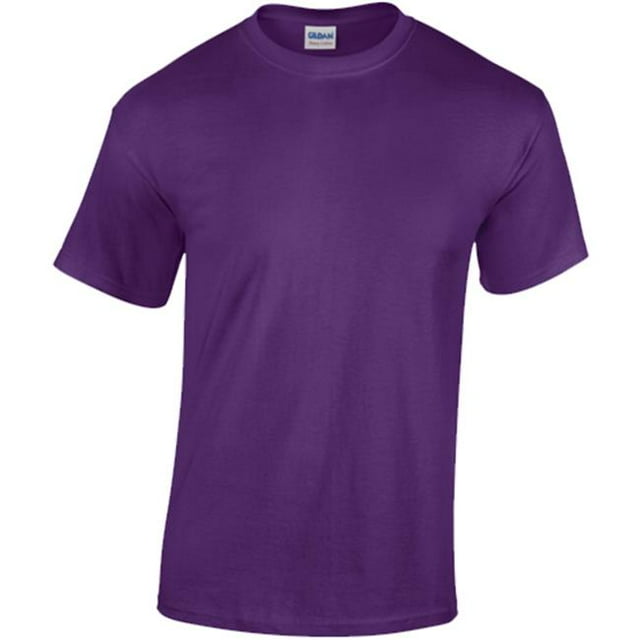 Gildan T-Shirt à Manches Courtes - Violet TG Boîte de 12