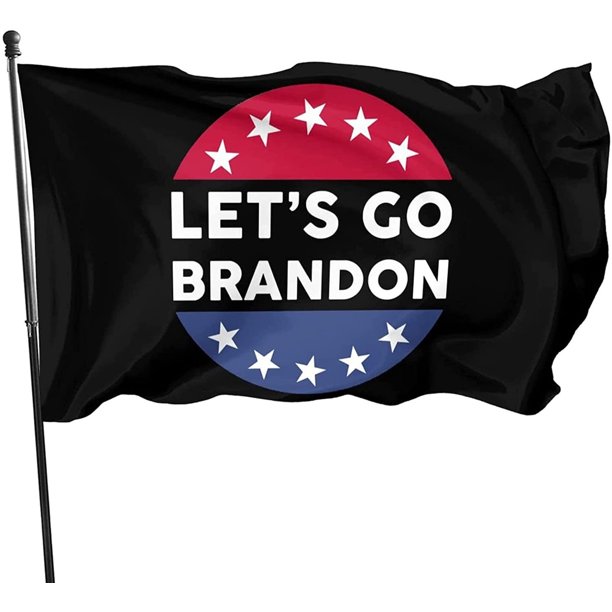 Randolph 3x5 Let Go Brandon Flag Let S Go Brandon Fjb Flags Banner Outdoor Banner Indoor Decoration Walmart Com