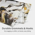 thumbnail image 6 of Grey Gold Marble Shower Curtain Set, Abstract, Modern, Luxury Standard for Bathroom Decor, Bathtub, Waterproof, Washable Fabric, 6 of 6