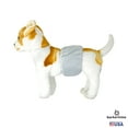 thumbnail image 4 of Barkertime Smoky White Dog Belly Band, 4 of 5