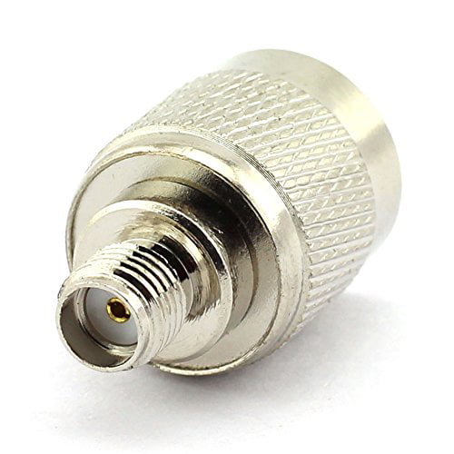 DGZZI 2-Pack TNC Male to N Female RF Coaxial Adapter TNC to N Coax Jack Connector 