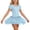 Sky Blue, variant on Girls Ballet Tutu Dress 3-13 Years, Short Sleeve Crew Neck Solid Color Dance Dress with Bow, Soft Stretchy Princess Tutu Skirt for Ballet Class Birthday Party Sky Blue