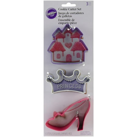 Wilton Metal Cookie Cutter Set, Prinicess 3 ct. 2308-0915