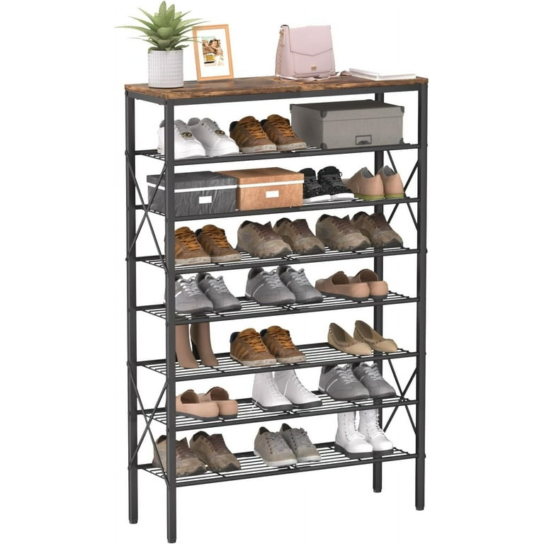 HOT Adjustable Shoe Tier Pair Shoe Rack 10-Tier Tall Shoe - Main Image