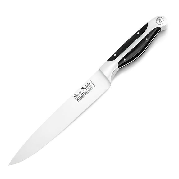 Gunter Wilhelm 8" Pointed Carving Knife - Premium German Steel - Dark Pakkawood Handle - EXECUTIVE Chef