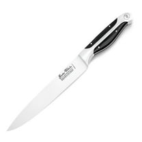 Gunter Wilhelm 8" Pointed Carving Knife - Premium German Steel - Dark Pakkawood Handle - EXECUTIVE Chef